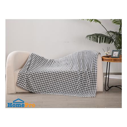 ผ้าห่ม HOME LIVING STYLE METRO 60x80 นิ้ว สี BLACK&WHITE_5