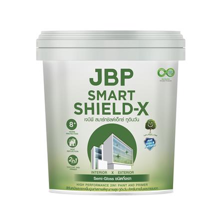 สีน้ำภายนอก ชนิดกึ่งเงา JBP SMART SHIELD-X 2IN1 BASE C 2.5 แกลลอน_0