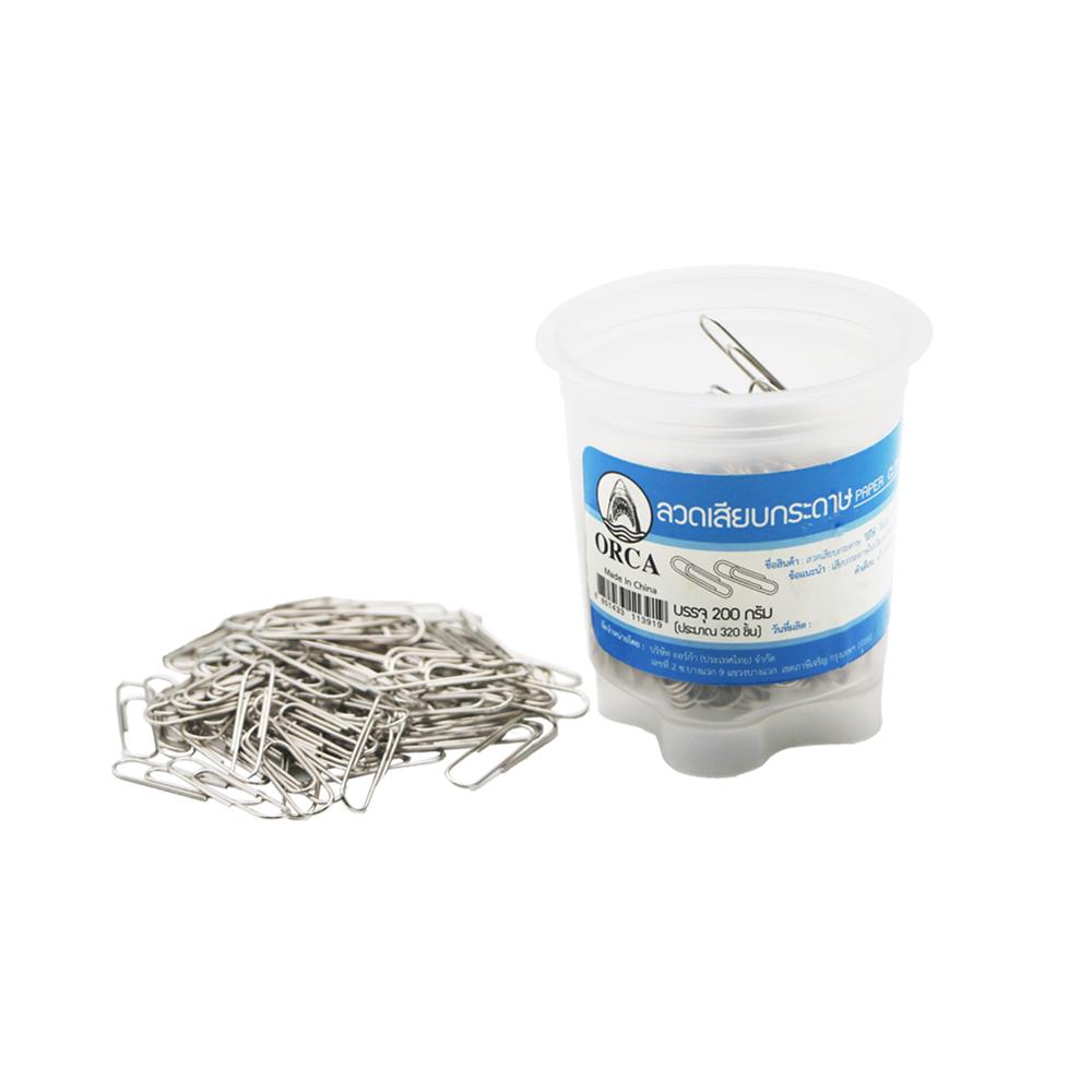 ลวดเสียบกระดาษกลม ORCA 200 ก.