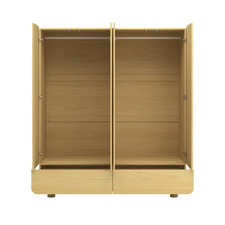 ตู้เสื้อผ้า 4 บานเปิด FURDINI LENNOX 160 ซม. สี NATURAL_2