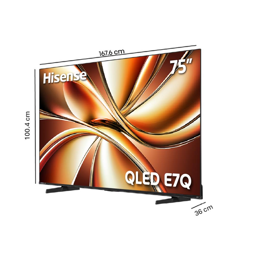 ทีวีคิวแอลอีดี 75 นิ้ว HISENSE (4K, QLED, VIDAA) 75E7Q