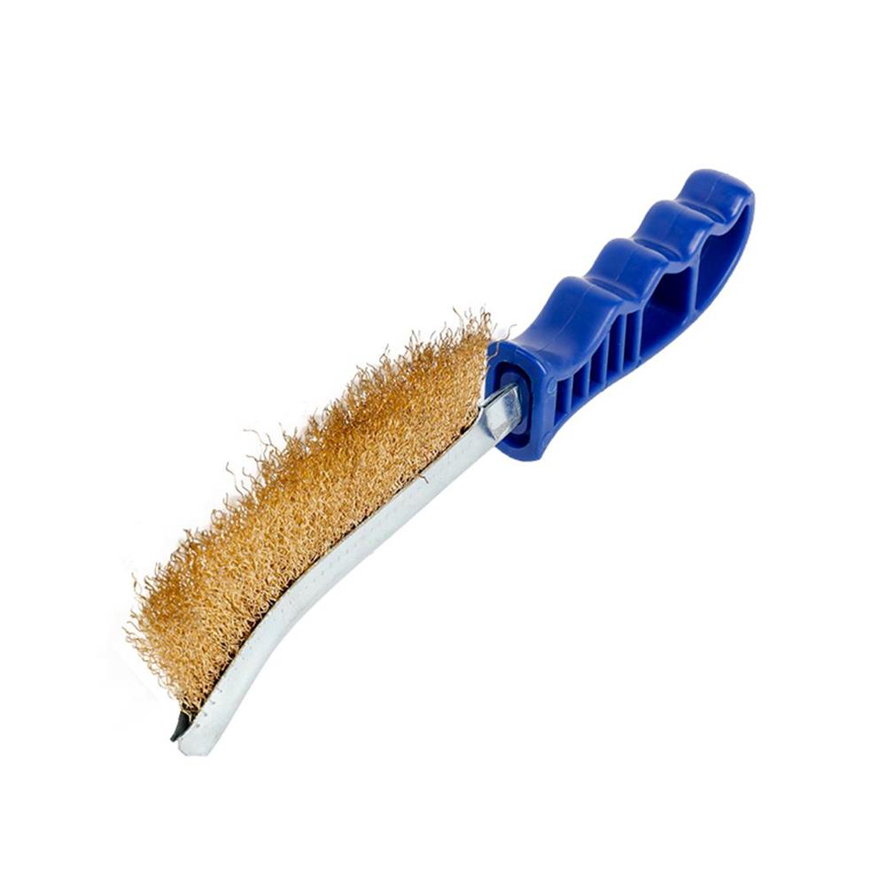 แปรงลวดทองเหลือง ด้ามพลาสติก WORKPRO WP253003