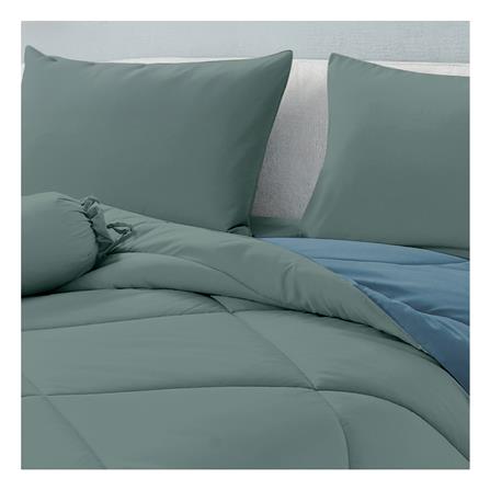 ชุดผ้าปูที่นอน 6 ฟุต (ชุด 5 ชิ้น) FROLINA MICROTEX SHADOW CLOUD SF040_1