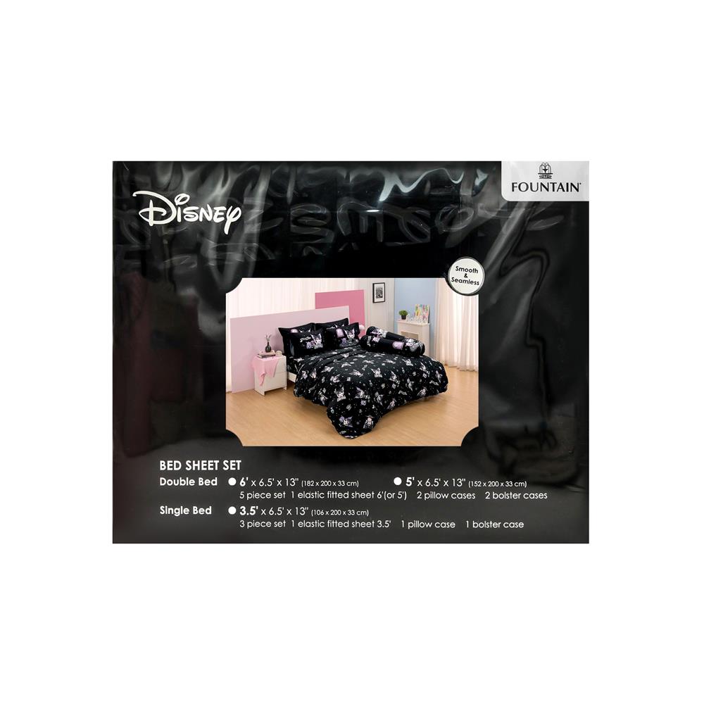ชุดผ้าปูที่นอน 5 ฟุต (ชุด 5 ชิ้น) FOUNTAIN KUROMI 70107-FTC170