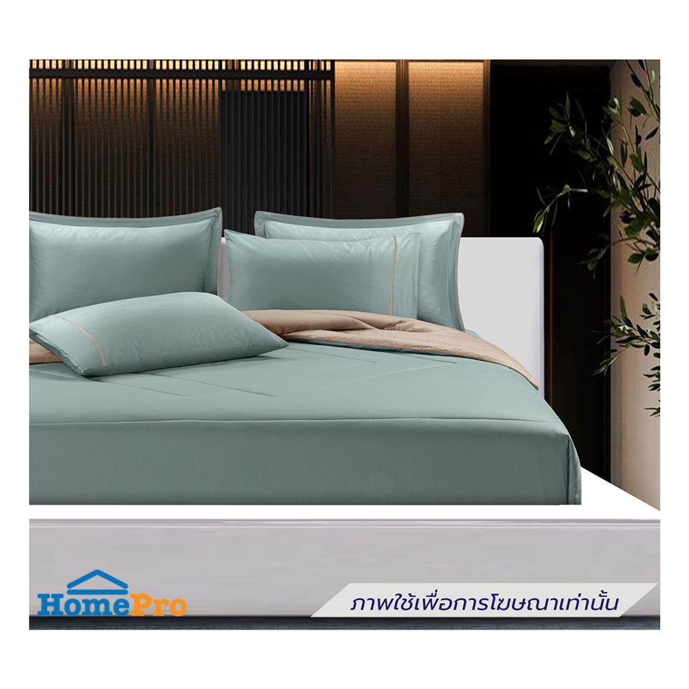 ชุดผ้าปูที่นอน 5 ฟุต (ชุด 6 ชิ้น) SANTAS COTTON USA COASTAL CHARM GN