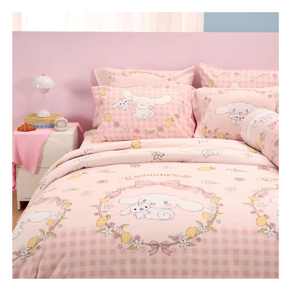 ชุดผ้าปูที่นอน 6 ฟุต (ชุด 5 ชิ้น) FOUNTAIN CINNAMOROLL 70106-FTC167