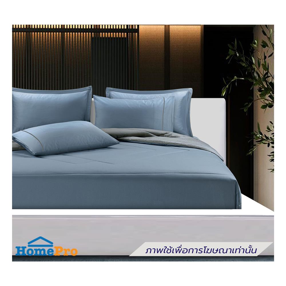 ชุดผ้าปูที่นอน 5 ฟุต (ชุด 6 ชิ้น) SANTAS COTTON USA COASTAL CHARM BL