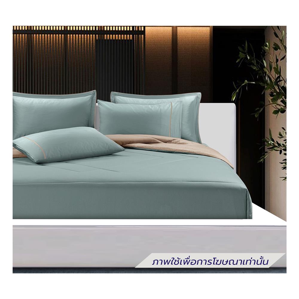 ชุดผ้าปูที่นอน 6 ฟุต (ชุด 6 ชิ้น) SANTAS COTTON USA COASTAL CHARM GN