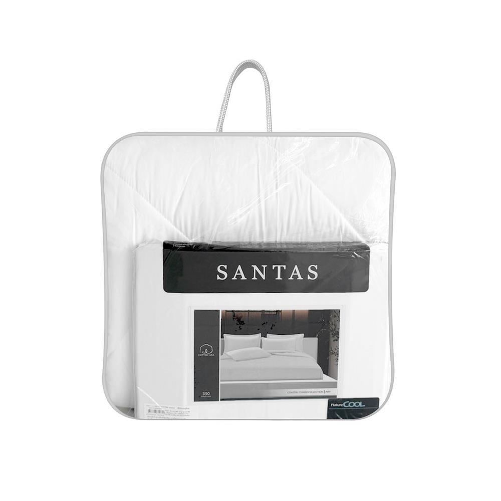 ชุดผ้าปูที่นอน 6 ฟุต (ชุด 6 ชิ้น) SANTAS COTTON USA COASTAL CHARM WH
