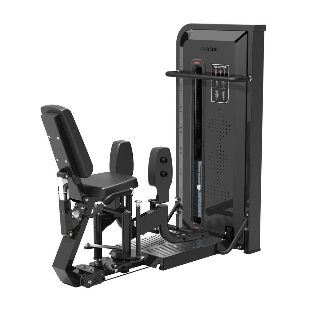 เครื่อง DUAL HIP ABDUCTOR & ADUCTOR (SIT & STAND) IVADE สีดำ
