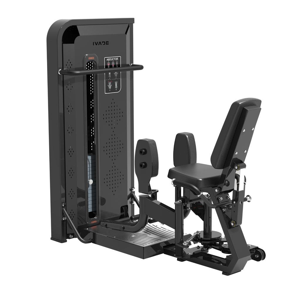 เครื่อง DUAL HIP ABDUCTOR & ADUCTOR (SIT & STAND) IVADE สีดำ