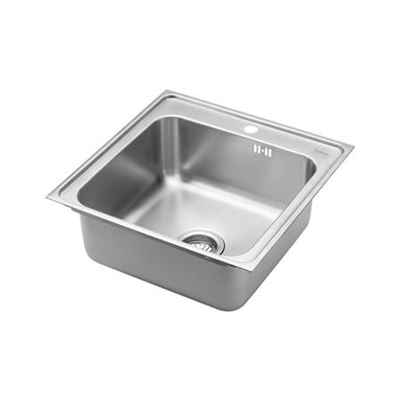 ซิงค์ฝัง 1 หลุม COTTO CT8501S 50 ซม. สีเงิน_1