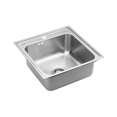 ซิงค์ฝัง 1 หลุม COTTO CT8501S 50 ซม. สีเงิน_2