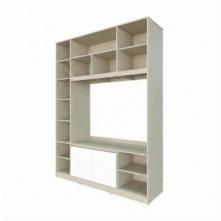 ชุดตู้วางทีวี KONCEPT HANSON 19230652 150 ซม. สีขาว_0