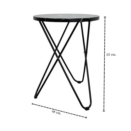 โต๊ะข้าง KONCEPT LEAN 19215784 40 ซม. สีดำ_3