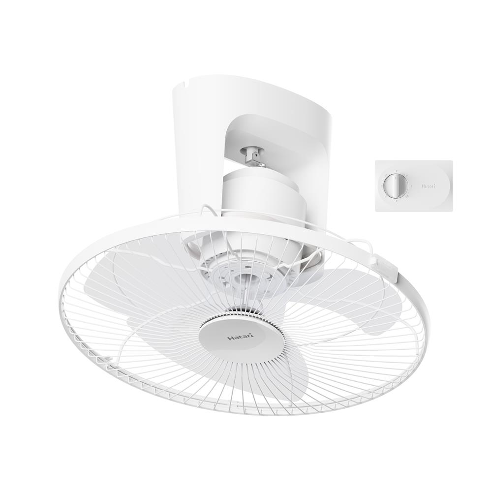 พัดลมติดเพดาน 16 นิ้ว HATARI C16M1(N) สีขาว