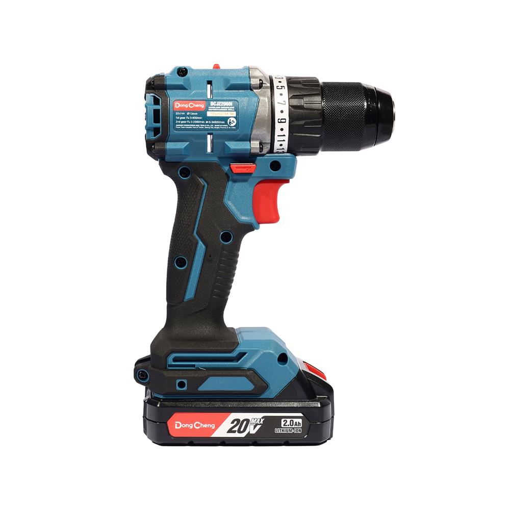สว่านกระแทกไร้สาย DONGCHENG DCJZ2060I 20 โวลต์