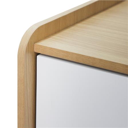 ตู้ลิ้นชัก 6 ลิ้นชัก FURDINI MARU 160 ซม. สี NT OAK/ขาว_5