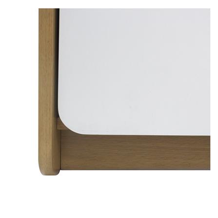 ตู้เสื้อผ้า 4 บานเปิด FURDINI MARU 160 ซม. สี NT OAK/ขาว_8