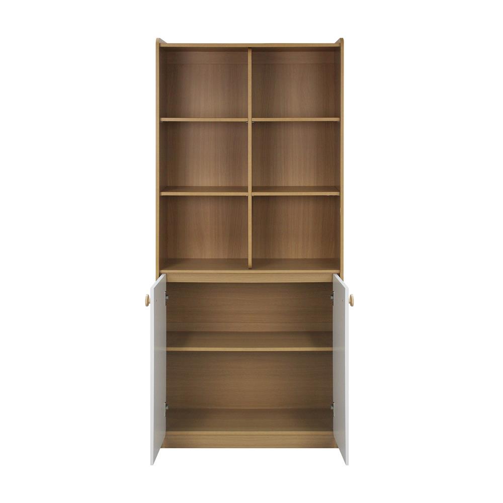 ชั้นวางของผสม FURDINI MARU 80 ซม. สี NT OAK/ขาว