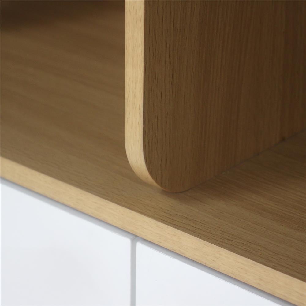 ชั้นวางของผสม FURDINI MARU 80 ซม. สี NT OAK/ขาว
