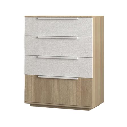 ตู้ลิ้นชัก 4 ลิ้นชัก FURDINI AVANTE 80 ซม. สี URBAN CHESTNUT/COTTON LINEN_0