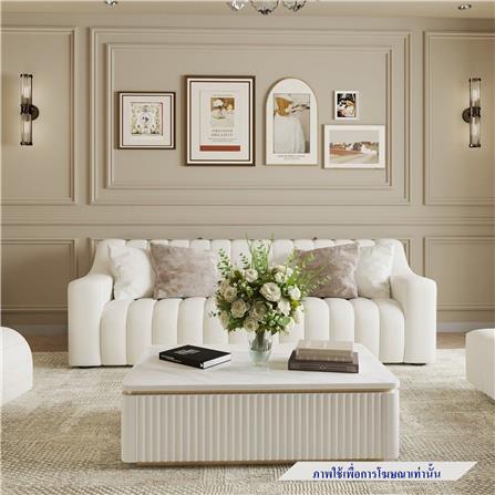 โซฟา 3 ที่นั่ง SB FURNITURE GALAR 19226426 สีครีม_2