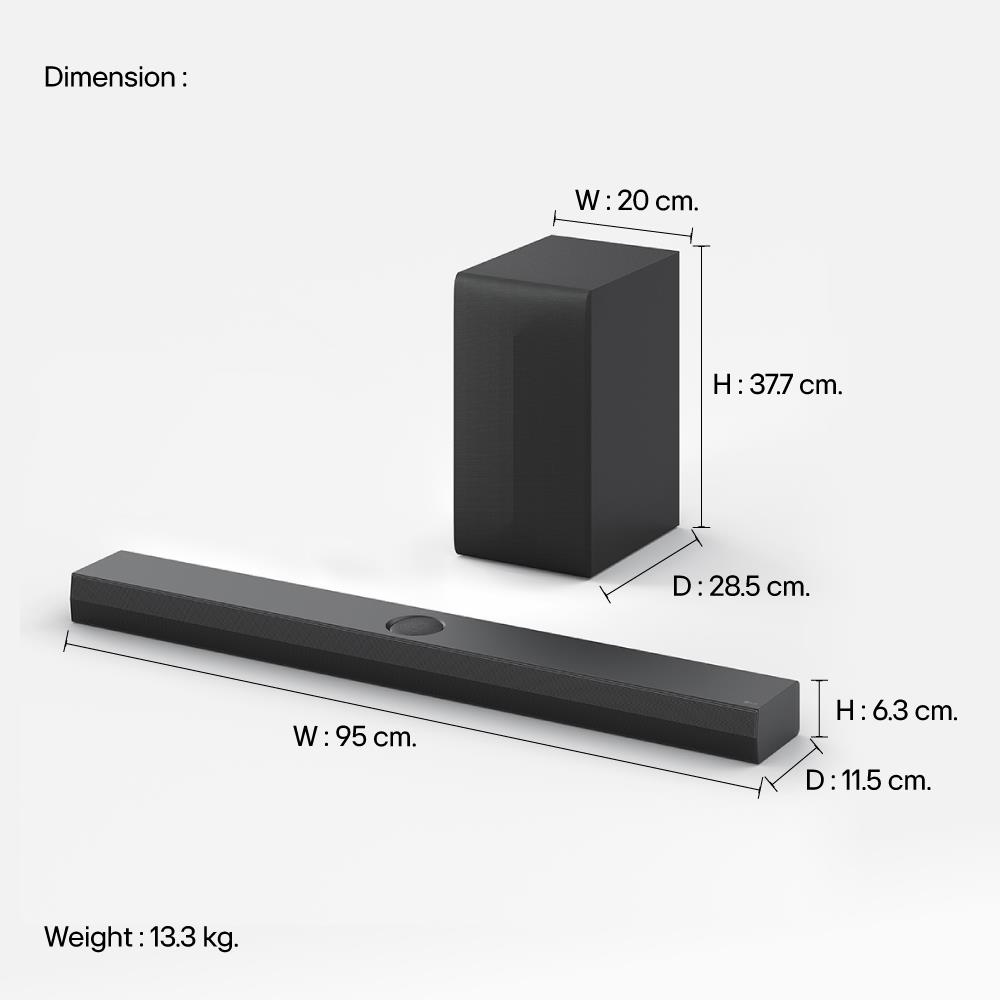 ซาวด์บาร์ LG S70TY.ATHALLD