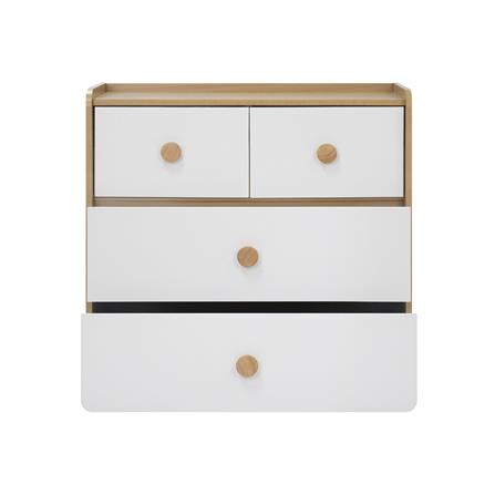 ตู้ลิ้นชัก 4 ลิ้นชัก FURDINI MARU 80 ซม. สี NT OAK/ขาว_2