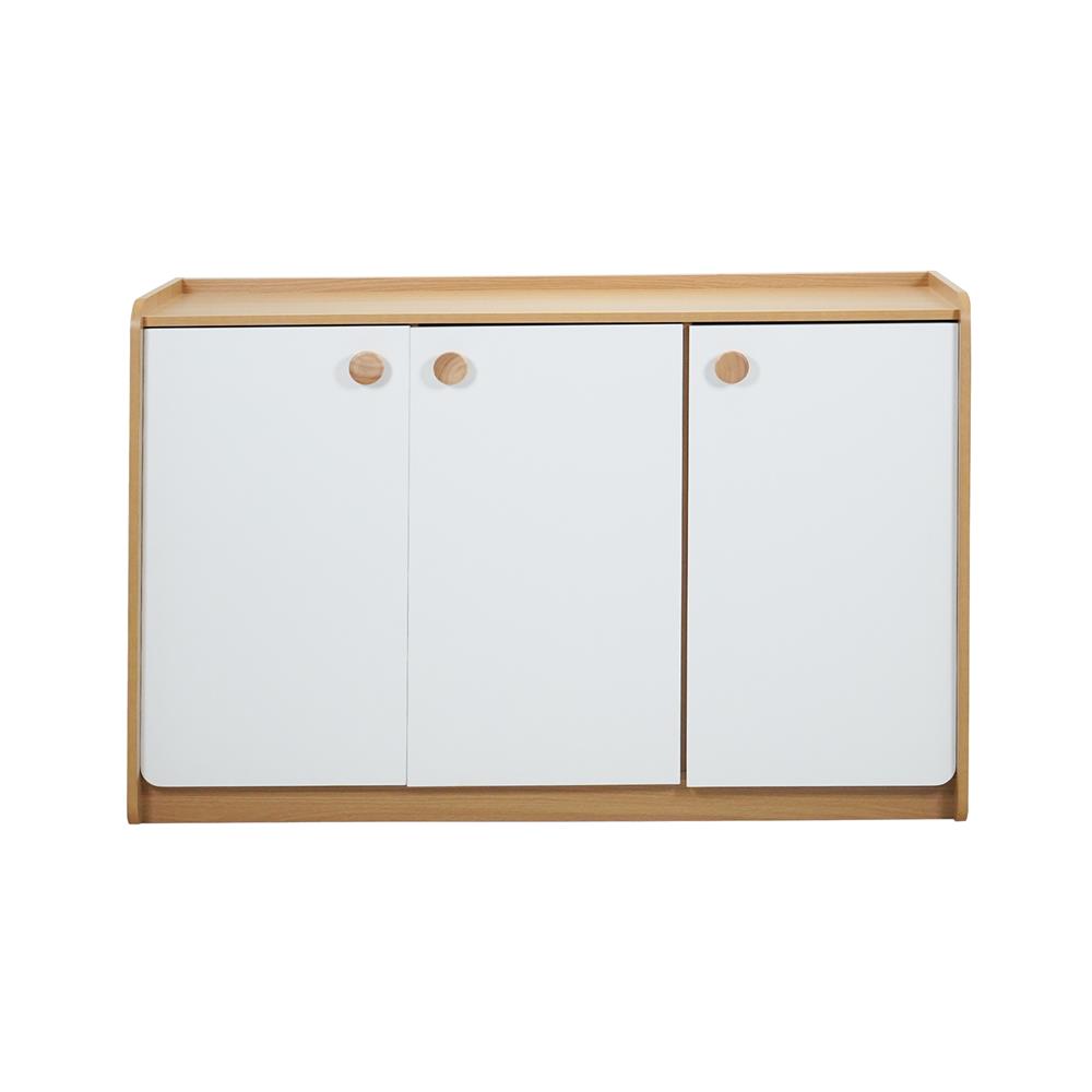 ตู้เตี้ย FURDINI MARU 120 ซม. สี NT OAK/ขาว
