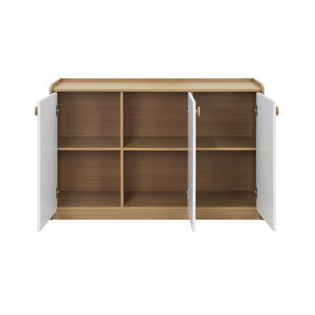 ตู้เตี้ย FURDINI MARU 120 ซม. สี NT OAK/ขาว_2