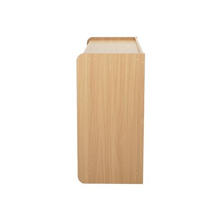 ตู้เตี้ย FURDINI MARU 120 ซม. สี NT OAK/ขาว_3