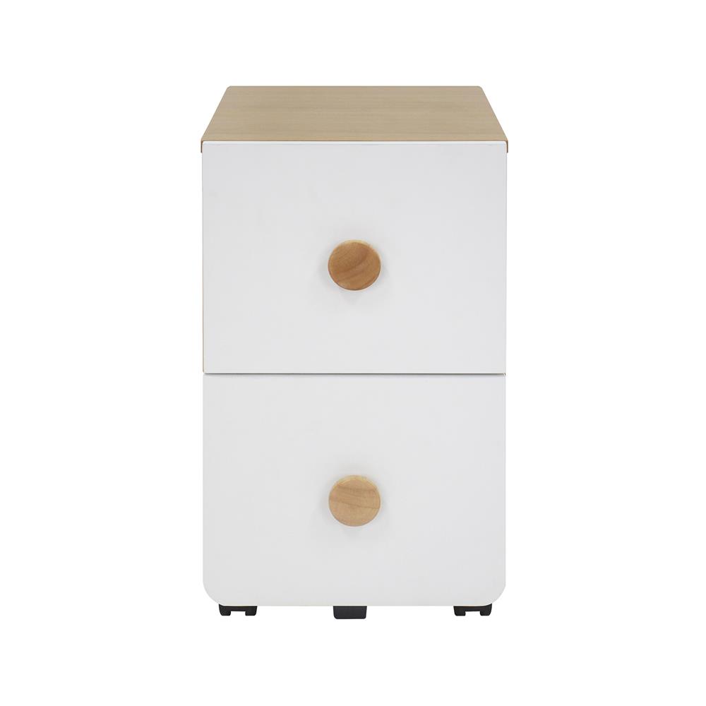 ตู้ลิ้นชัก 2 ลิ้นชัก FURDINI MARU สี NT OAK/ขาว