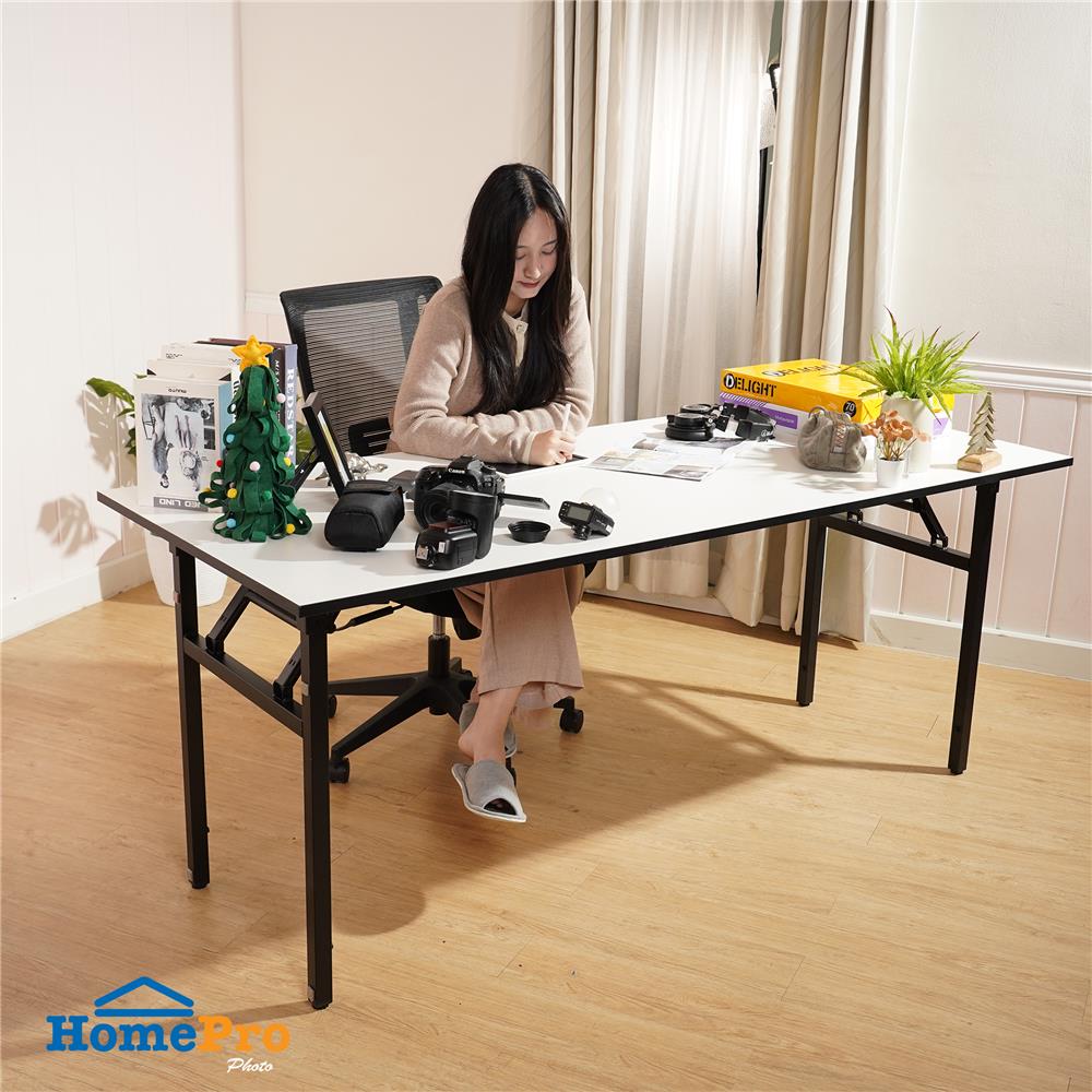 โต๊ะพับอเนกประสงค์ FURDINI T18 META 180 ซม. สีขาว