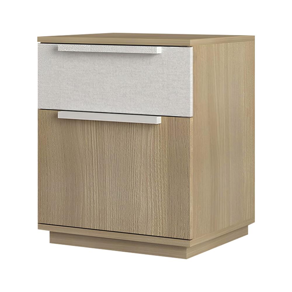 ตู้ข้างเตียง 2 ลิ้นชัก FURDINI AVANTE 45 ซม. สี URBAN CHESTNUT/COTTON LINEN