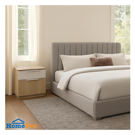 ตู้ข้างเตียง 2 ลิ้นชัก FURDINI AVANTE 45 ซม. สี URBAN CHESTNUT/COTTON LINEN_2