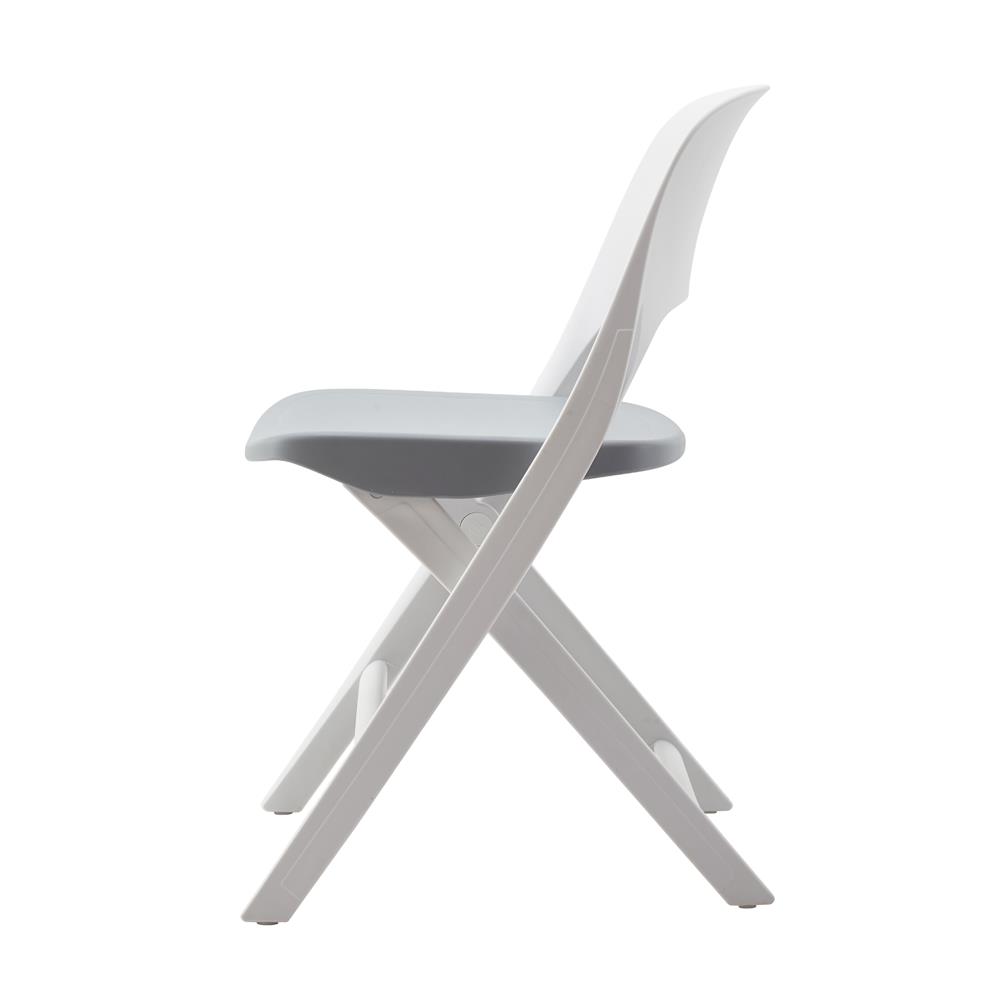 เก้าอี้พับ FURDINI MODA สีเทา/ขาว