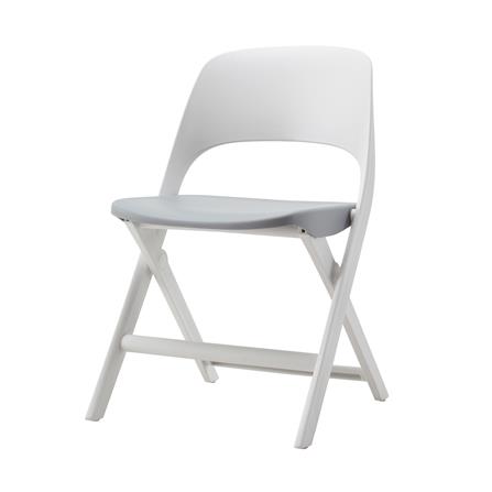 เก้าอี้พับ FURDINI MODA สีเทา/ขาว_0