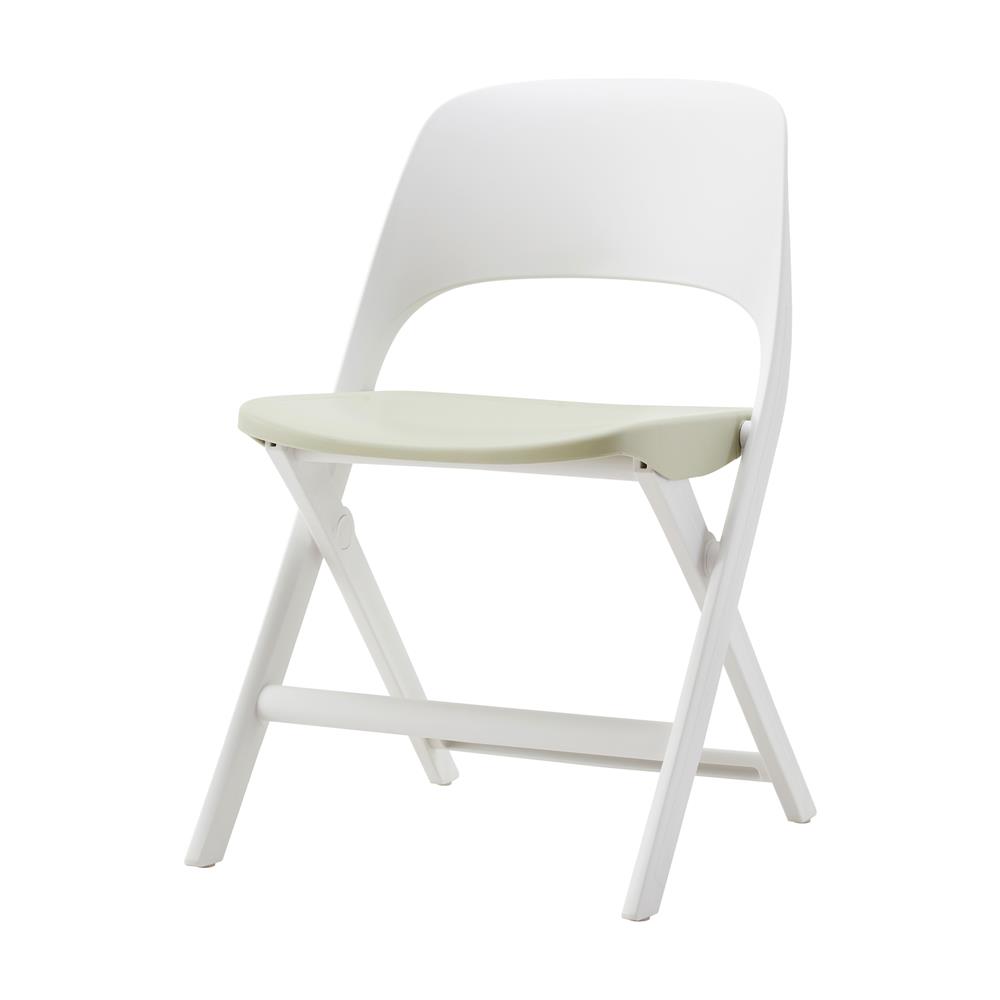 เก้าอี้พับ FURDINI MODA สีเขียว/ขาว