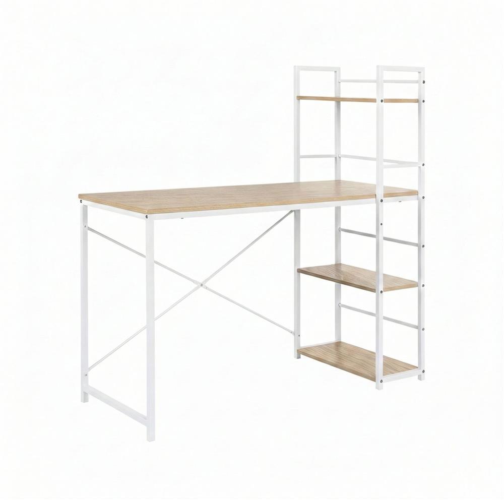 โต๊ะทำงาน FURDINI ALASKA 120 ซม. สีโอ๊ค/ขาว