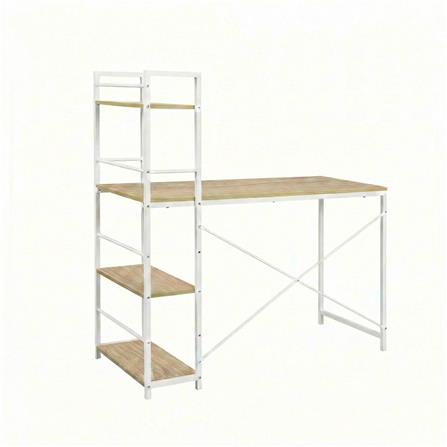 โต๊ะทำงาน FURDINI ALASKA 120 ซม. สีโอ๊ค/ขาว_2