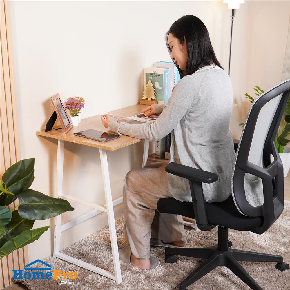 โต๊ะทำงาน FURDINI MAC 120 ซม. สีโอ๊ค/ขาว