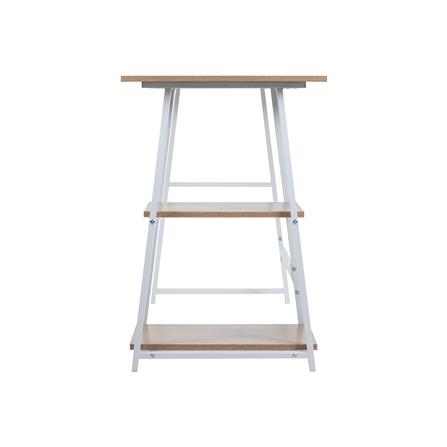 โต๊ะทำงาน FURDINI MAC 120 ซม. สีโอ๊ค/ขาว_3