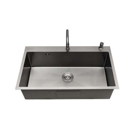 ซิงค์ฝัง 1 หลุม MESTER MSS82GM สีเทาดำ_2