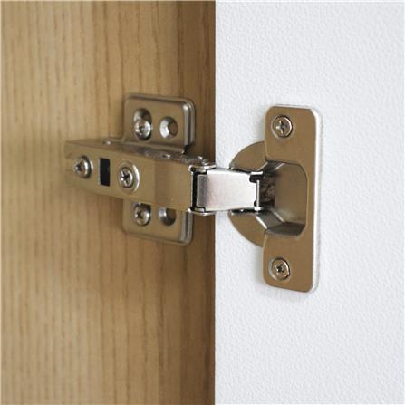 ตู้เสื้อผ้า 4 บานเปิด FURDINI NATURE 160 ซม. สีโอ๊ค/ขาว_5