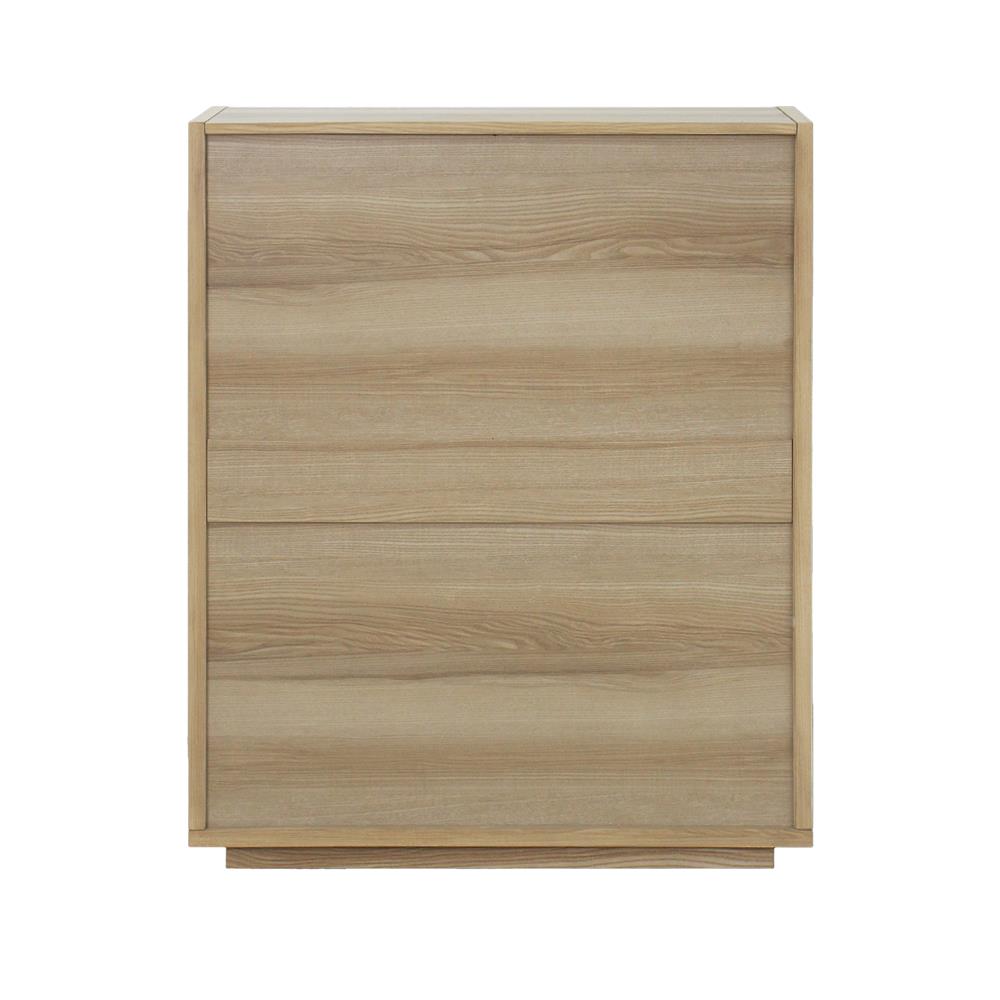 ตู้ลิ้นชัก 4 ลิ้นชัก FURDINI NATURE 80 ซม. สีโอ๊ค/ขาว