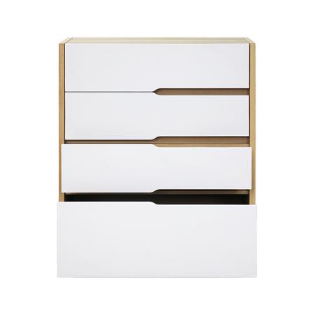 ตู้ลิ้นชัก 4 ลิ้นชัก FURDINI NATURE 80 ซม. สีโอ๊ค/ขาว_3