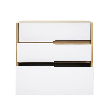 ตู้ลิ้นชัก 3 ลิ้นชัก FURDINI NATURE 80 ซม. สีโอ๊ค/ขาว_3