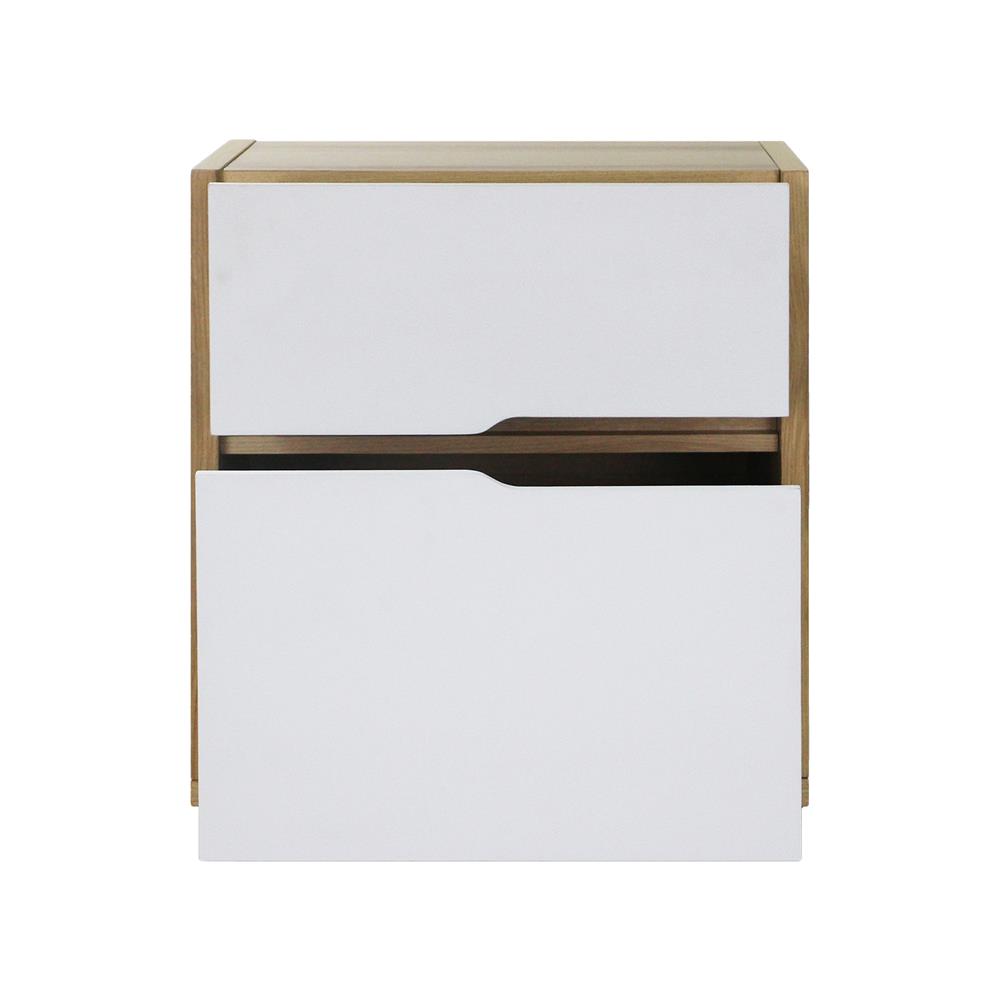 ตู้ข้างเตียง FURDINI NATURE 50 ซม. สีโอ๊ค/ขาว