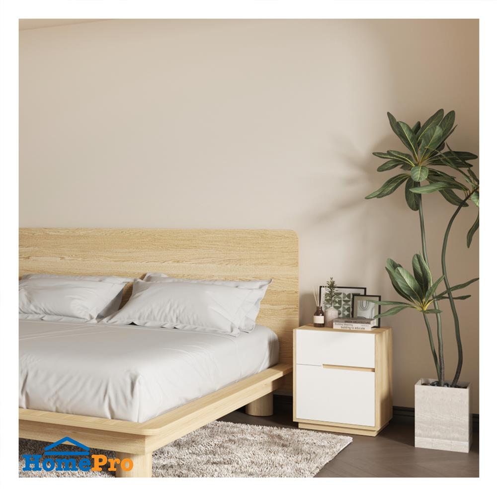 ตู้ข้างเตียง FURDINI NATURE 50 ซม. สีโอ๊ค/ขาว